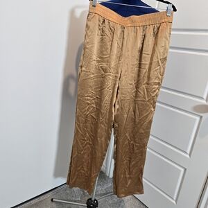 J. Crew Tan Silky Pants